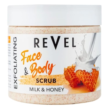 Revel Milk  Honey Scrub 475Ml