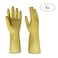 KKmoon-2 Pairs Household Cleaning Gloves Dish Washing Kitchen Glove Long Sleeves Thick Latex Glove Working Painting Gardening Gloves