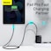 Baseus 30W USB C PD Fast Charger 1 Port Type-C and Dual Port QC3.0 Quick Wall Adapter EU Plug Black