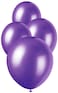 Generic Party Fun Metallic Clear Purple Balloon - 12Inches - (Pack Of 40 Units)