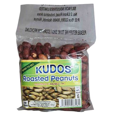 Kudos Roasted Peanuts 100g
