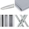 Enmac Black Ironing Board, Heat Resistant Iron Board With Steam Iron Rest, Foldable Ironing Stand. with dork Gray Color structure 110 x 34 cm