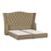 In House Taj Mahal Linen Bed Frame - Queen - 200x160cm - Beige
