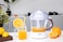 Geepas 25 Watt Citrus Juicer - Quick, Healthy, Nutritious Juices - Effortless Juicer With 2 Cones, Bi-Direction Twist, 1.2 Liter Capacity,