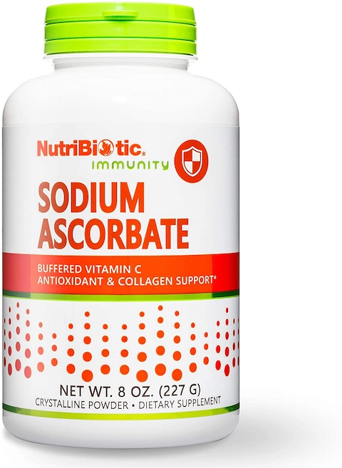 Nutribiotic, Buffered Sodium Ascorbate, Vitamin C, Crystalline Powder, 8 Oz (227 G)