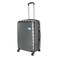 VIP Lisbon 4 Wheel Hard Luggage Bag Medium 22x50x69cm Warm Grey