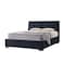 In House Lombardia Velvet Bed Frame - Queen - 200x140 cm - Dark Gray