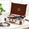 GPO Retro - Ambassador Vinyl Record Player Cream/Tan