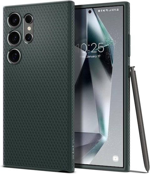 Spigen Liquid Air designed for Samsung Galaxy S24 ULTRA case cover (2024) - Abyss Green