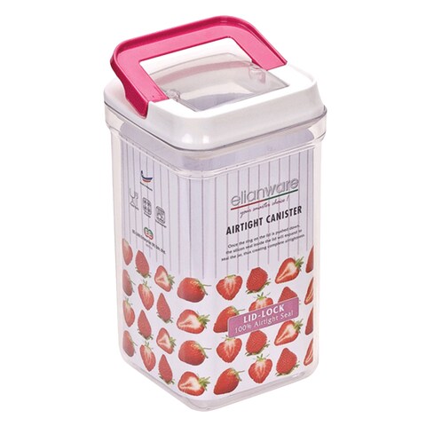 Elianware E1049 Square Airtight Canister 2150ml