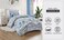 Sleep Night 3 Pieces Kids Medium Filling Printed Comforter Set, Single Size 160 X 210cm Bedding Set For Girls And Boys, MultiColor