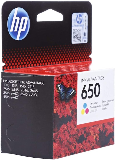 HP Ink Cartridge - 650, Multi Color