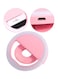 Generic Sg-11 Mini Rechargeable Phone LED Selfie Lamp Ring Light Pink/White