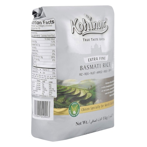 Kohinoor Extra Long Basmati Rice - 1 kg