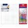 Faber-Castell Stretched Canvas with Paint Brushes Multicolour 5 PCS