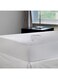 Krude Coral Fleece Waterproof Mattress Protector Microfiber, White 150X200cm