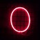 LED Neon Flex Letter Light O 30x22cm