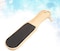 Double Sided Wooden Foot file