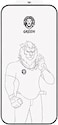 Green Lion 9H Steve Glass Strong Full Screen Protector Compatible With iPhone 12 Pro Max (6.7") - Clear