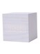 Nome - Wood 3D Square Counter Clock White 6.3 x 6.1 x 6.3centimeter