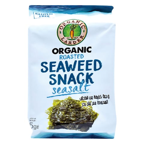 Organic Larder Seasalt Seaweed Snack 5g