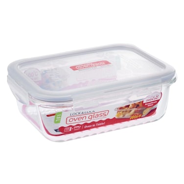 Lock &amp; Lock  Ovenglass Rectangular Container 1L