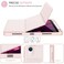 TRON Case For iPad Air 4th/5th Generation 10.9 inch (Model 2020/2022) [with Pencil Holder] Slim Protective Smart Cover Cases with Trifold Stand and Auto Sleep/Wake Pink