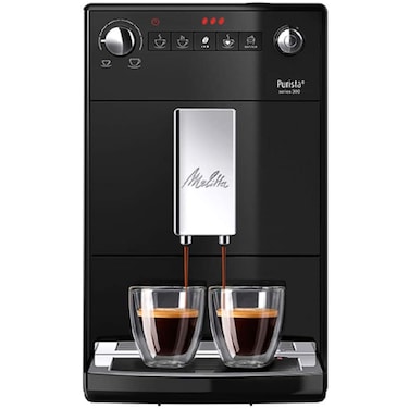 Melitta Purista Automatic Espresso Coffee Machine with Grinder F230-102, 1450 W, 1 L, Black, Programmable