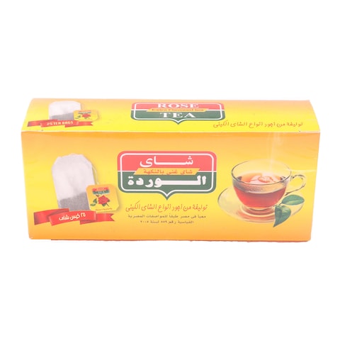 Rose Black Tea - 25 Tea Bags