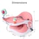 Teknum Portable Booster Chair - Pink