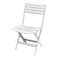 Cosmoplast Folding Chair White 40x35x78cm