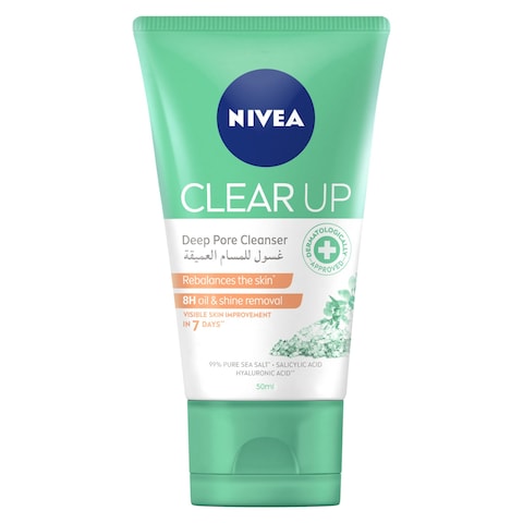 NIVEA Clear Up Face Wash Deep Pore Cleanser 50ml