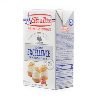 Elle &amp; Vire Excellence Whipping Cream 1l