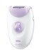 Braun - Silk Epil 3 Leg Epilator Purple/White