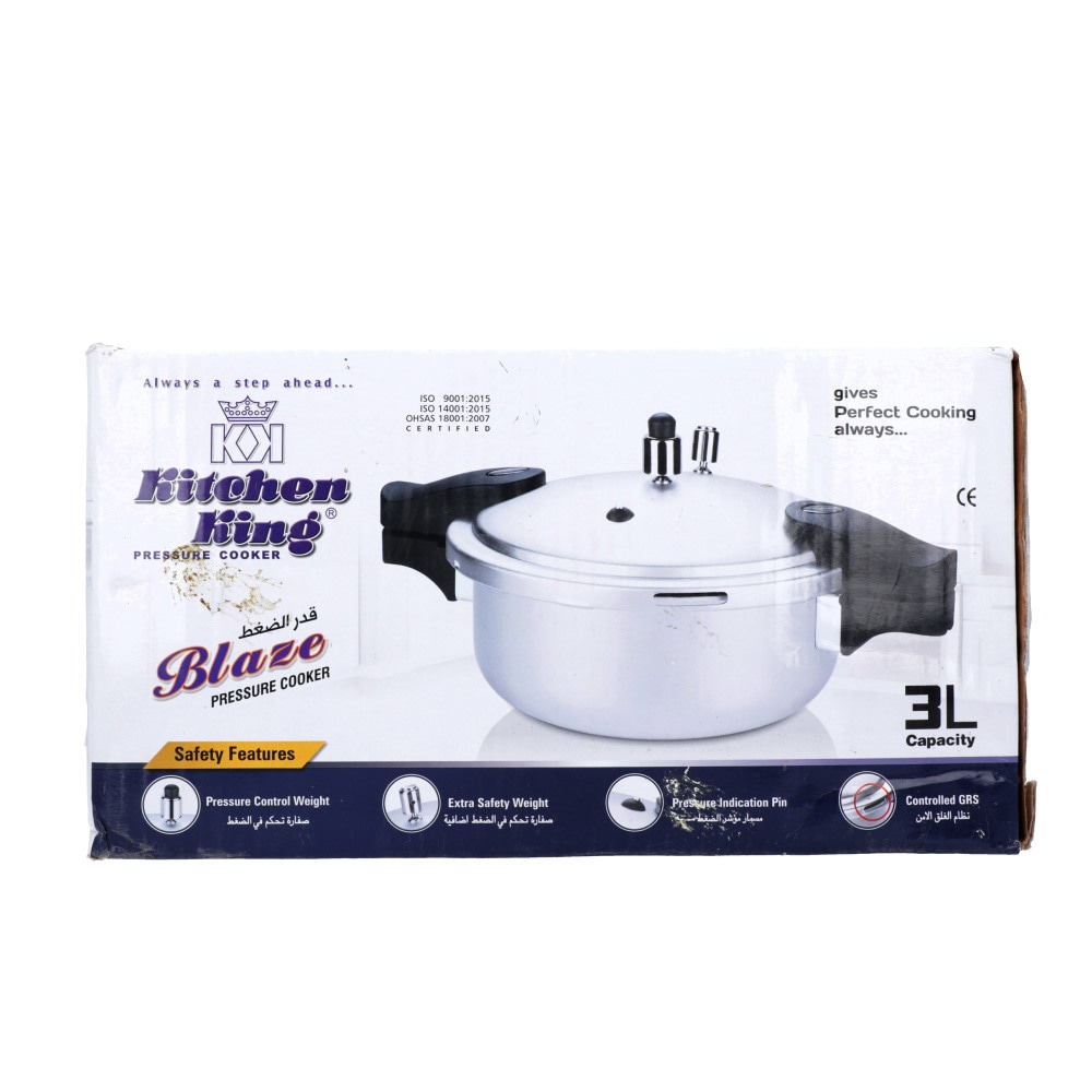 Buy Kitchen King Blaze Pressure Cooker Litre Online Carrefour