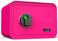 Safe Box with Biometric Fingerprint Lock - Pink (25x35x28cm)