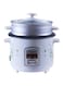 Geepas 3-In-1 Automatic Rice Cooker 1L Omrc2250 White/Silver/Green