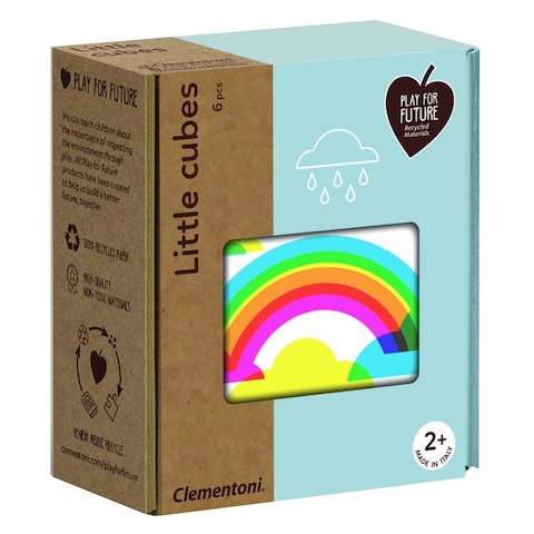 Clementoni 16225 Little Cubes Block Puzzle 6 Pieces