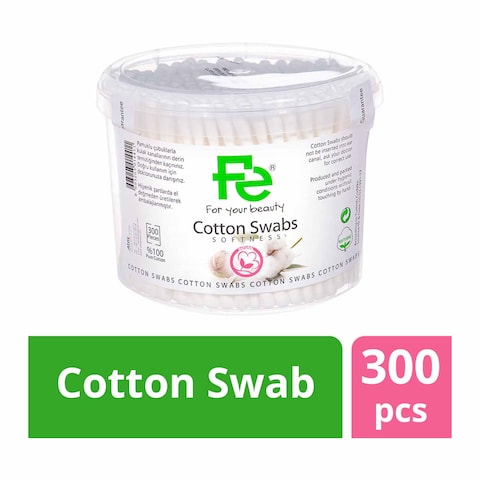 FE Ear Cotton Buds - 300 Pieces