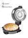 Sonashi 2-In-1 Arabic Bread/Roti/Tortilla And Pizza Maker 1800.0 W SABM-863 Silver/Black