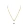 Aiwanto Necklace Gold Neck Chain With Ball Type Pendant Necklace Beautiful Gift Womens Girls Necklace