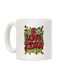 muGGyz Printed Ceramic Coffee Mug White/Black 9.5x8centimeter