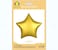 Party Time 1pc 18" Matte Gold Star Shaped Foil Mylar Balloons For Mother's Day, Wedding Decoration &amp; Engagement - Birthday Party Supplies