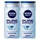 NIVEA MEN 3in1 Shower Gel Pure Impact Fresh Scent 250ml Pack of 2