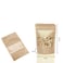 Food Pouches 12pcs Size 13x9x3cm Kraft Stand Up Food Bags, Zip Lock Reusable Packing Pouches with Transparent Window and Tear Notch Thicken Heat Sealable, or Storing, Cookie and Snack, Paper Pouch