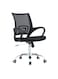 Sulsha Furniture Premium Office Chair Ergonomic Designed Desk Chair Super Comfortable Mid Back Adjustable Wide Seat Mesh Chair Black
