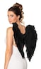 Boland Angel Wings Folded, Black, 50 X 50cm, 52821