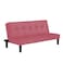In House Yoomi 2 In 1 Sofabed Velvet Upholstered - Dark Pink