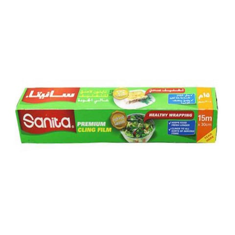 Sanita Cling Film  Green 15 cm x 30 cm