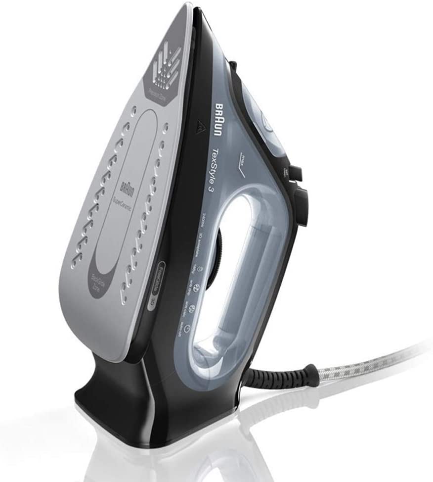 Braun Text style SI 3055, Free Glide 3D technology, Super Ceramic, auto shut-off off, steam shot 180g/min,2400 watts